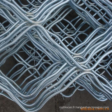 Hot-Ined Galvanized Beautiful Grid Wire Mesh